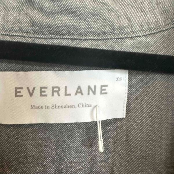 Nice NWOT Everlane Relaxed Jean Button-Down Shirt in Gray Size XS lTGcbJDAR Online Exclusive