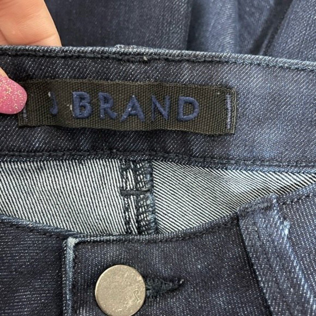 Nice J. Brand Women High Rise Indigo Cuffed Flare Jeans Sz 28 #2224 Made USA if6Jb7j1Y Factory Price