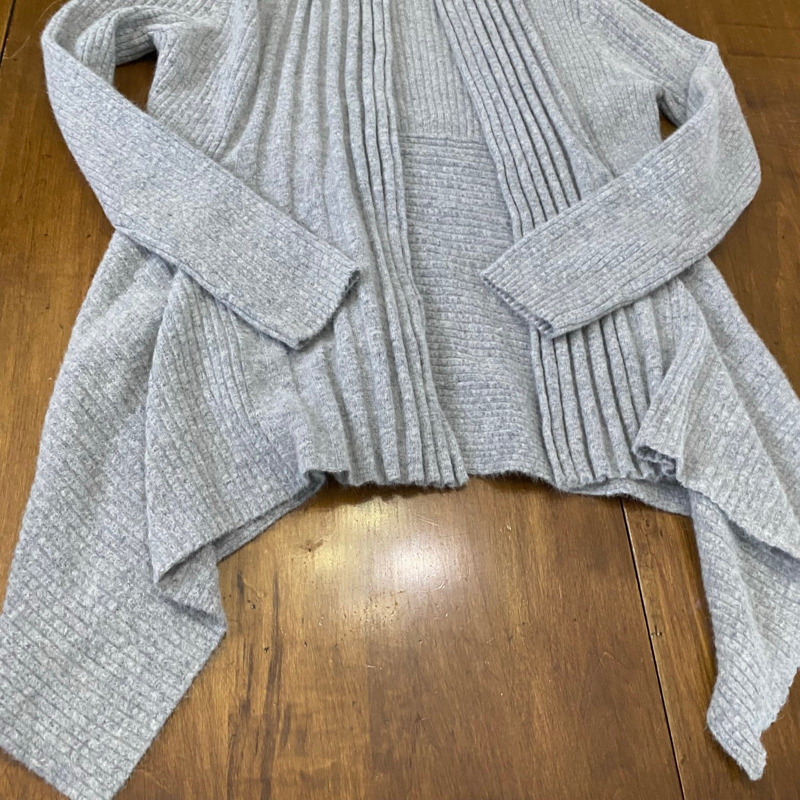 Great Sarah Spencer Angora Blend Open Front Waterfall Sweater Cardigan Women´s M IMY9dImPo New Style