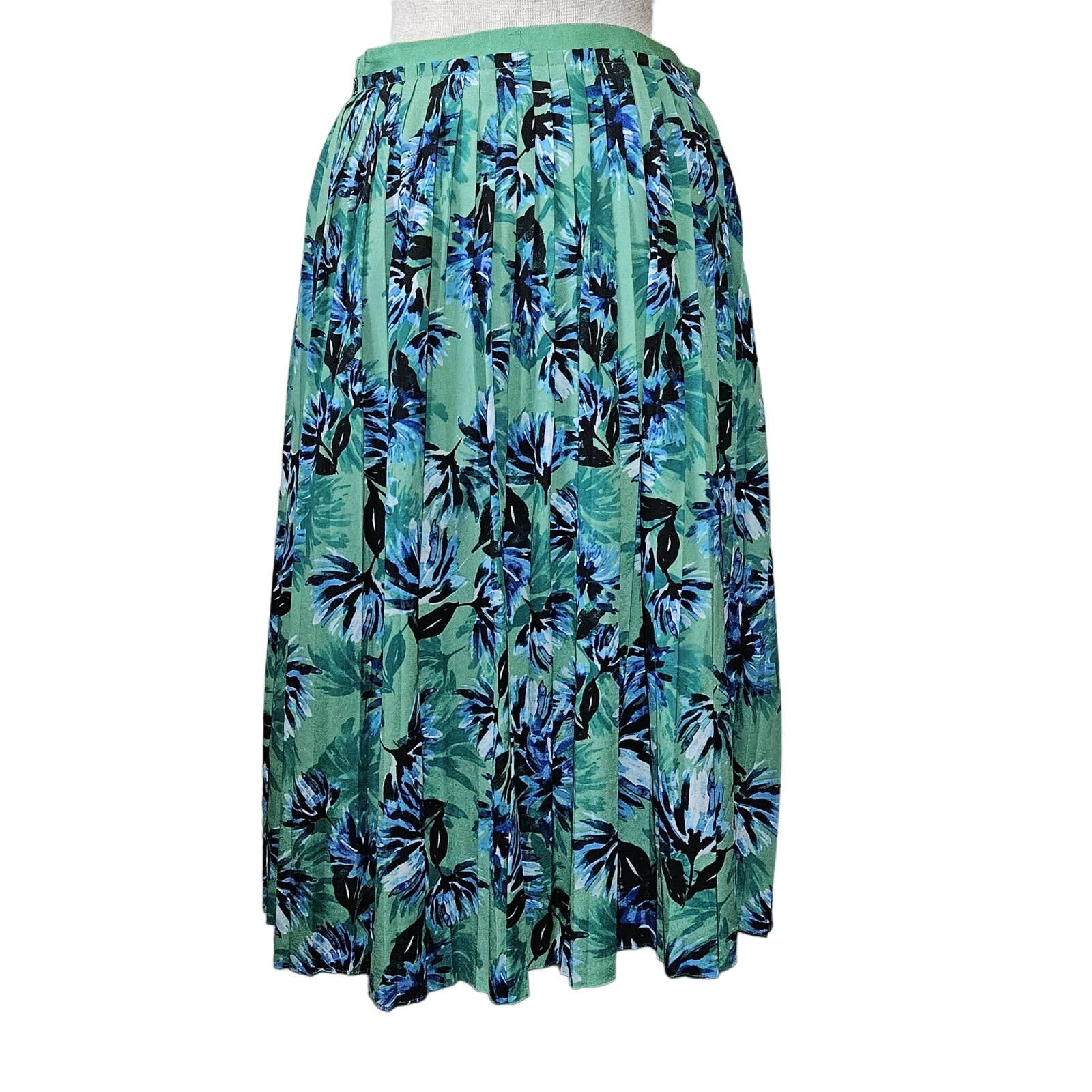Amazing Banana Republic Floral Midi Skirt Size 2 JN5Ei3