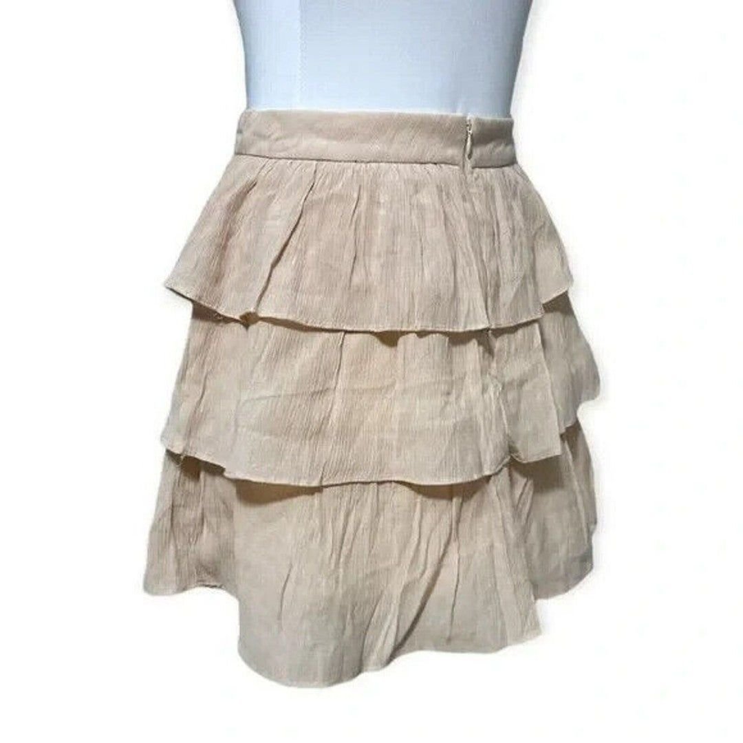 good price Lulu´s Layered Ruffle Mini Skirt Size Small Light Pink BDSW1204JIL osHyvrDNZ best sale