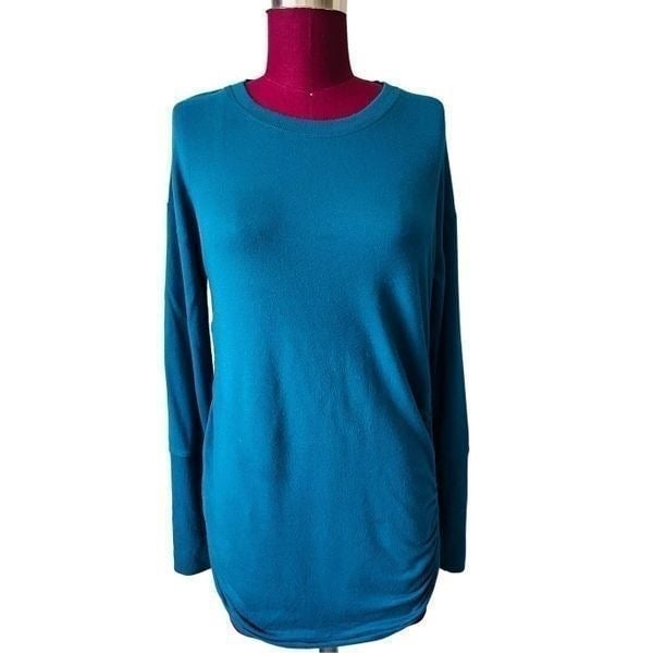 Beautiful Athleta Teal Blue Rushed Sweater Sweatshirt sz XS mXsfl5cSj Everyday Low Prices