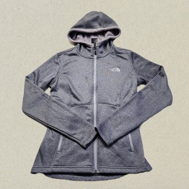 Fashion The North Face Women´s Gray Full-Zip Hooded Jacket Size XS jO1dbKKXX no tax