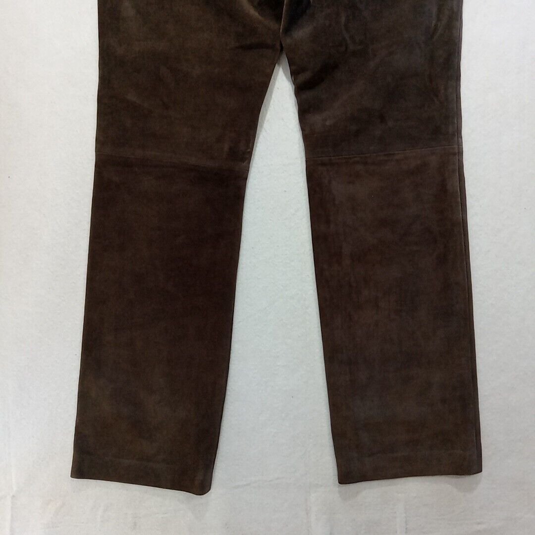 where to buy  Suede Leather Pants Women´s Size 10 Brown Fully Lined OVavosfn9 Online Exclusive