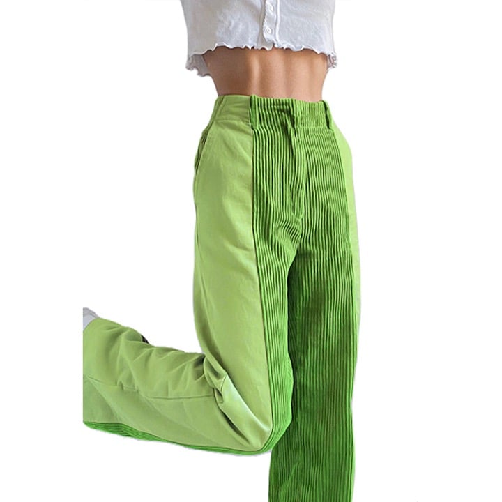 Authentic Green Wide Leg Corduroy Pants jCfg4RONI Zero Profit 