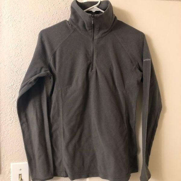 Classic Columbia womans small fleece pull over jacket gray -Small Oh64wVmzj Counter Genuine 