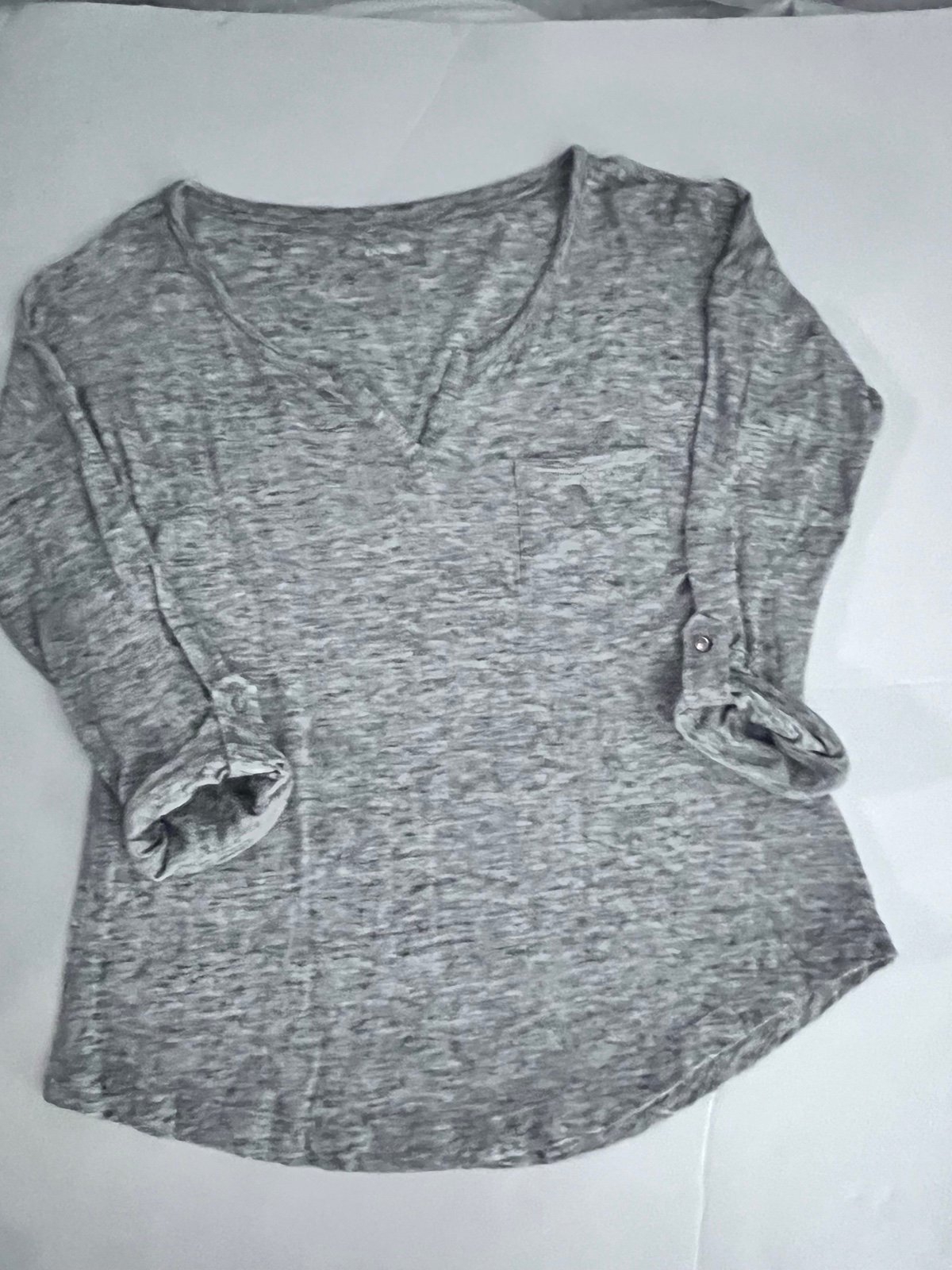 High quality Express Womens Adjustable Long Sleeve Gray
