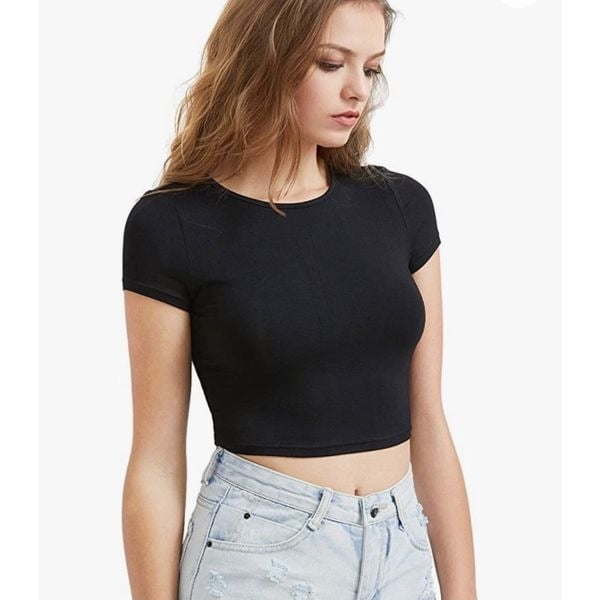 Affordable NWT!Medium Crop Top j2gYUXh08 Outlet Store