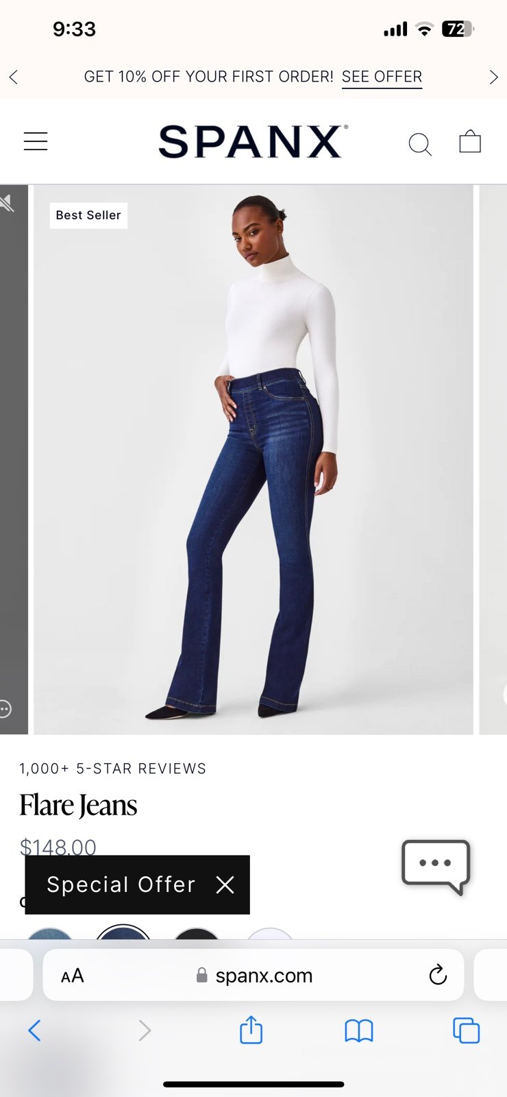 Custom SPANX jeans flare NzGrK5Xx0 well sale