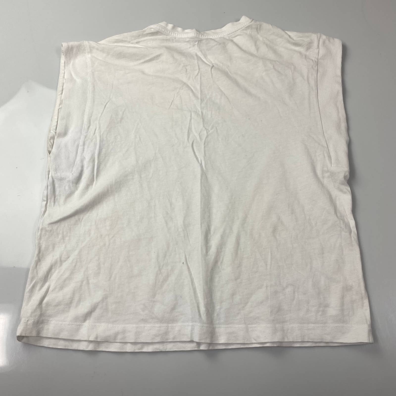 Promotions  ZARA white muscle t-shirt GiOokKC3N Everyday Low Prices