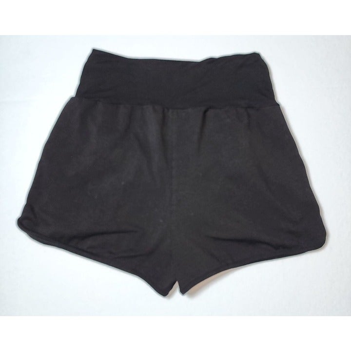 High quality Women´s Black Knit Maternity Shorts Large Full Panel Front Pockets Athletic Look kptfhOkUT best sale