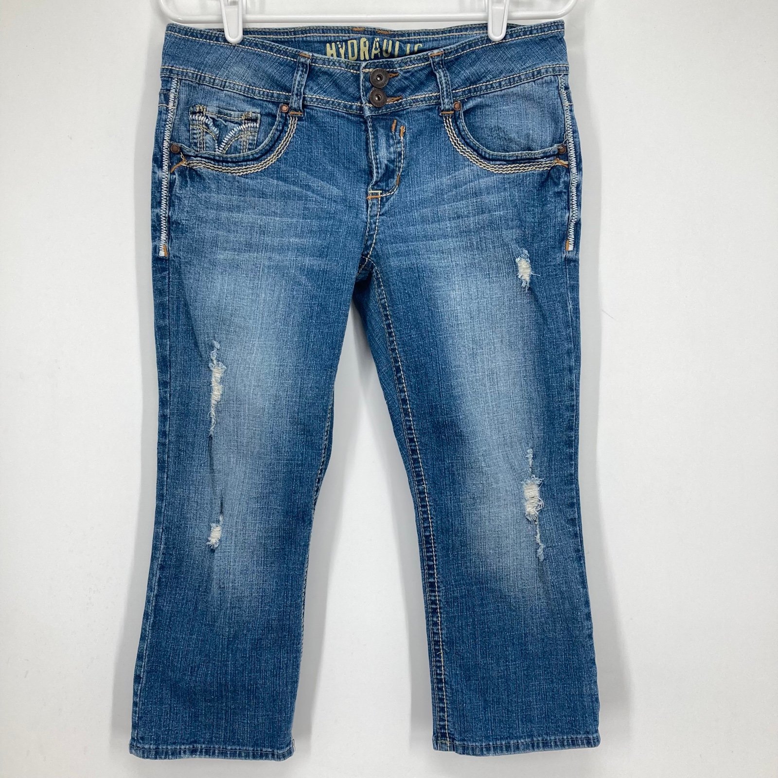Popular Hydraulic Autentic Vintage Denim Women’s Capri Jeans fMoiSLCAe all for you