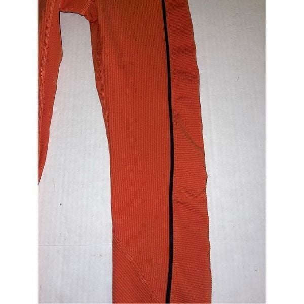 Discounted Zyia Active Ribbed Compression Leggings Womens Size 4 Orange Yoga Gym Training NkApImDN2 Wholesale