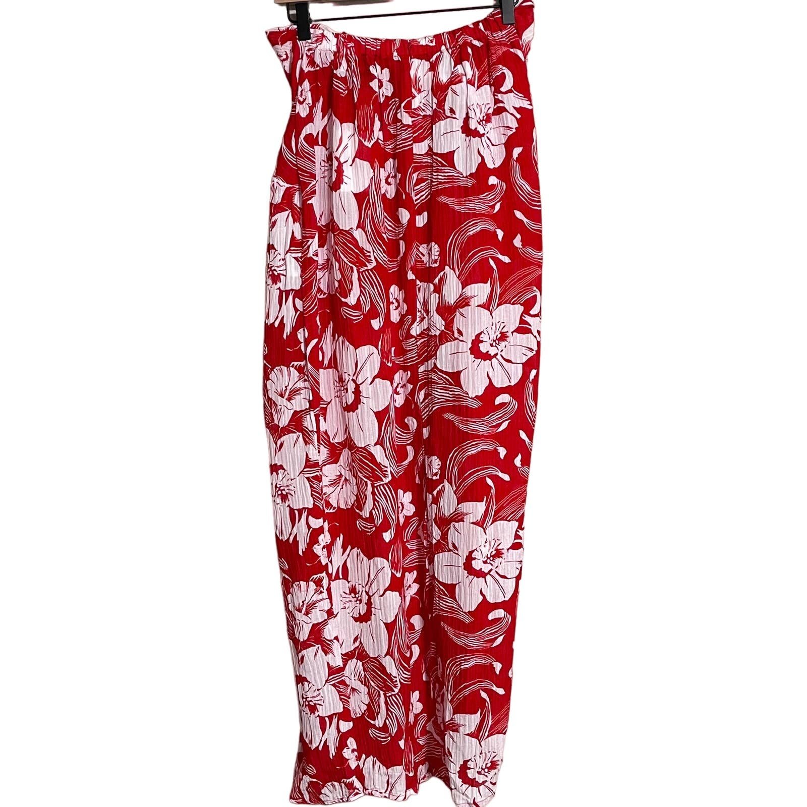 Popular Faithfull The Brand Lulu Maxi Skirt Camara Floral Print Red US 10/XL gjXITSN0w well sale