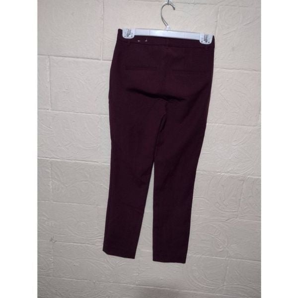 Promotions  WHBM White House Black Market Size 00 Slim Ankle Maroon Dress Pants hChVLhNVw Everyday Low Prices