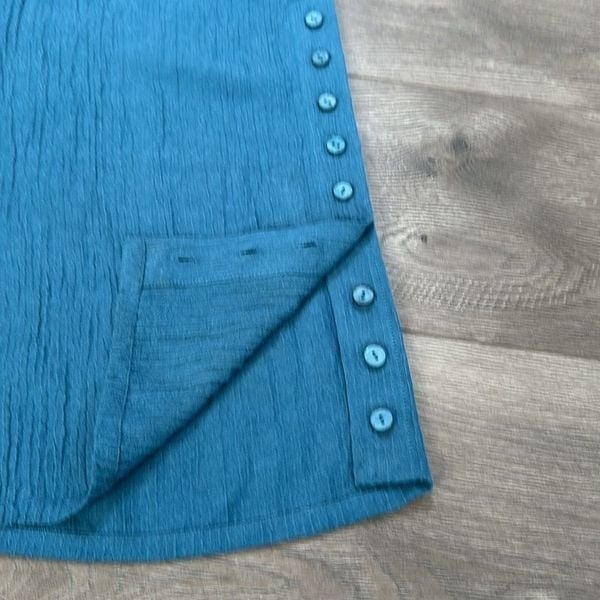 Gorgeous Soft Surrounds Wide Leg High Rise Blue Gauze Pants Size Medium gQU3ynnnV Great
