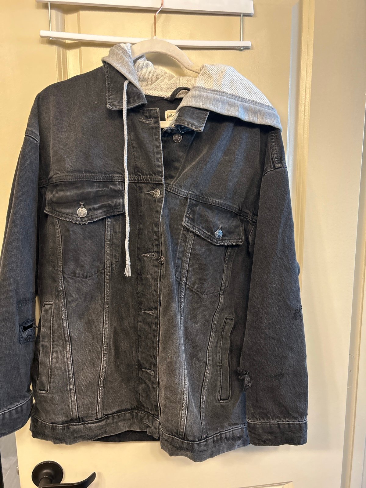 Special offer  Free people flawless hooded denim jacket kP30713On well sale