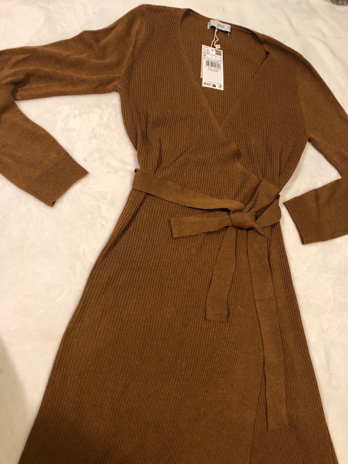save up to 70% New with tag Mango MNG Bow knitted dress wrap shirt dress, size medium, size 6 hQCZeWeH9 all for you
