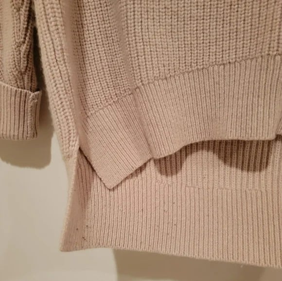 floor price All Saints Tan Chunky Ribbed Patty Sweater Cashmere Wool Blend Size small kK9iRaOQm High Quaity