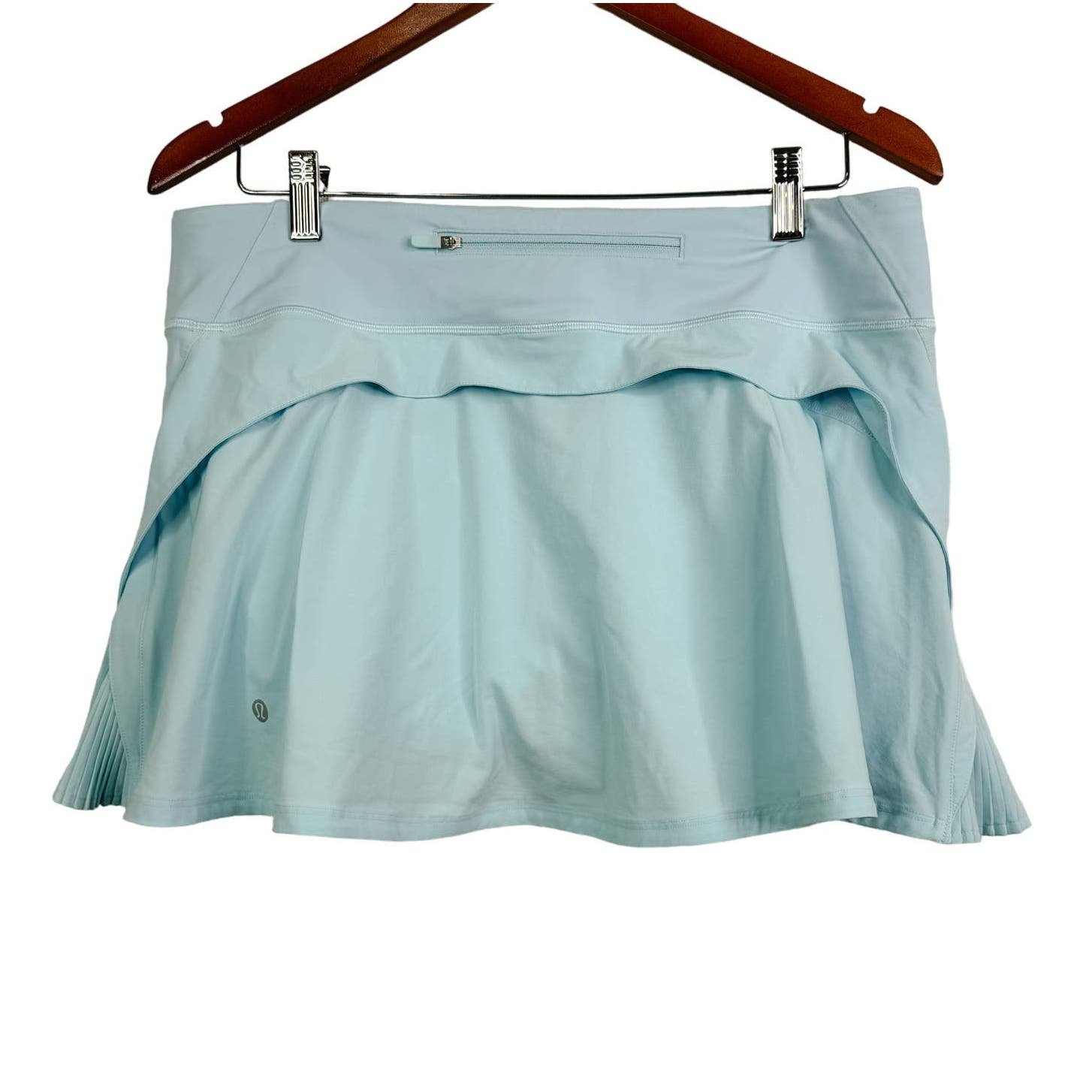 Beautiful Lululemon Play Off The Pleats Running Skirt Blue Glow Size 10 iafkjqIdC Great