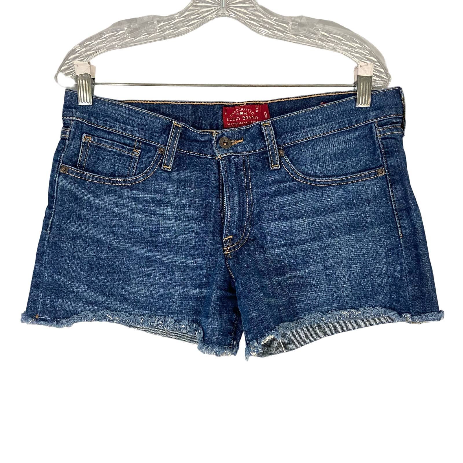 cheapest place to buy  Lucky Brand The Cut Off Jean Sho