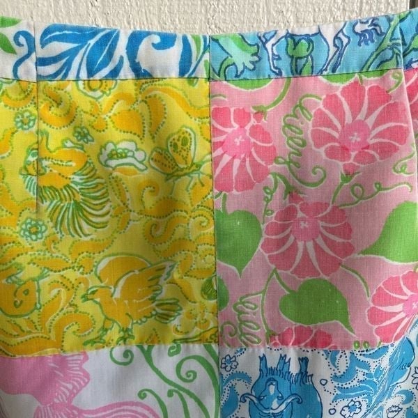 the Lowest price LILLY PULITZER Vintage 1970s The Lilly Sportswear Division Patchwork Cotton Skir oQE9F1C1Q Online Exclusive