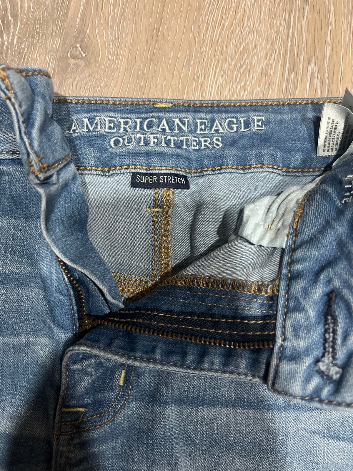 Simple American Eagle Jean Shorts (Light Blue) jRtrcT9NI no tax