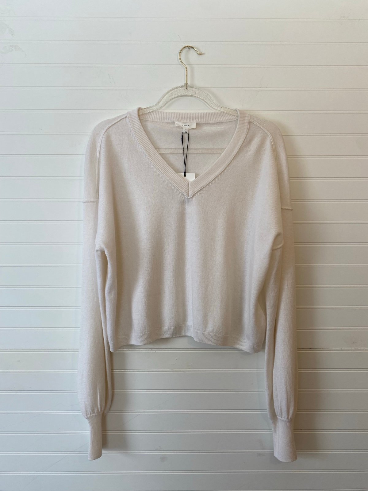 Personality a loves a Cashmere Merino Wool Mix Oatmilk Pullover Sweater om6vhqXDw Hot Sale