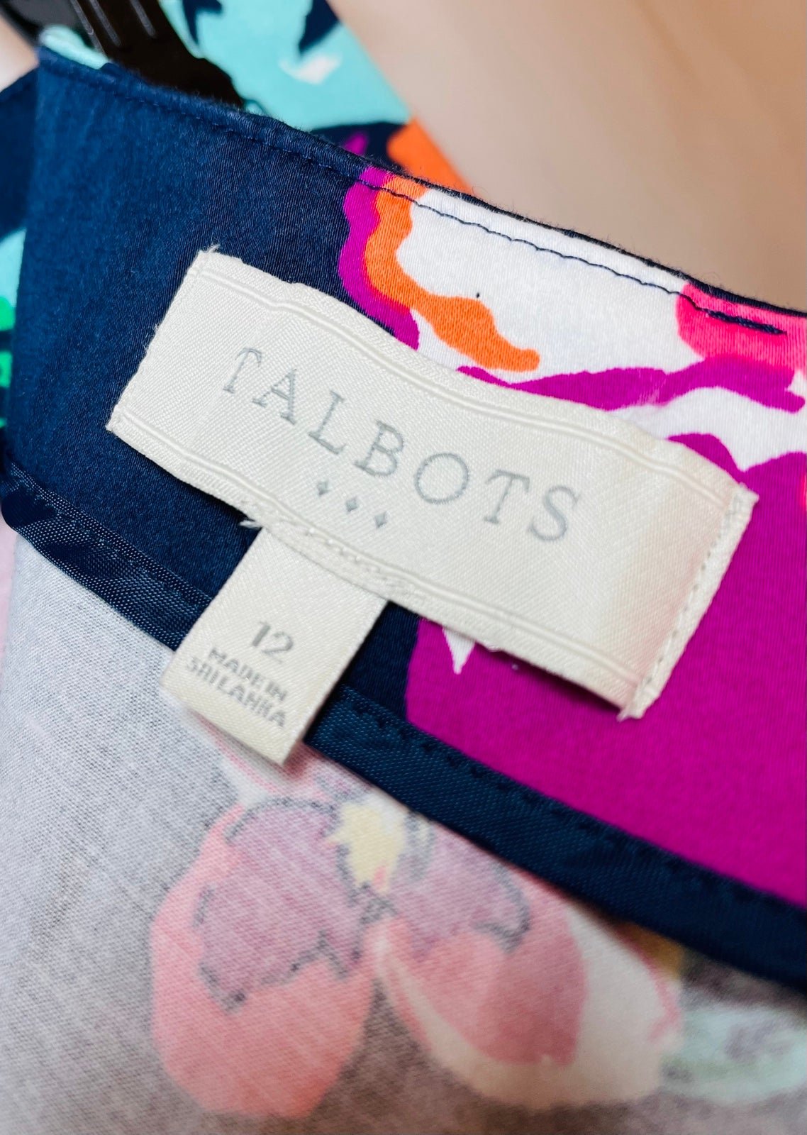 high discount Talbots Floral Mulitcor Pencil Skirt Women 12 pHu4w6crk on sale