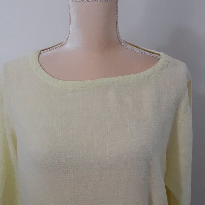 cheapest place to buy  Light chartreuse linen blend tiered top IFv2mpMhM just for you