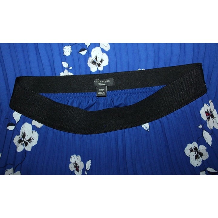 Cheap ANN TAYLOR PETITE Women´s Blue Floral Pleated Skirt Size XXSP mXpbI29YE Buying Cheap