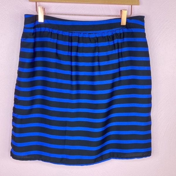 Cheap Dalia Collection Striped Pleat Front Pencil Skirt