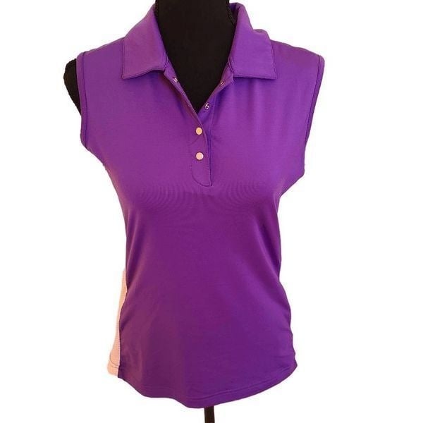 Beautiful Nivo Womens Tops Golf Polo Cool Mesh Back Sleeveless Purple Small PCfGrgLuc outlet online shop