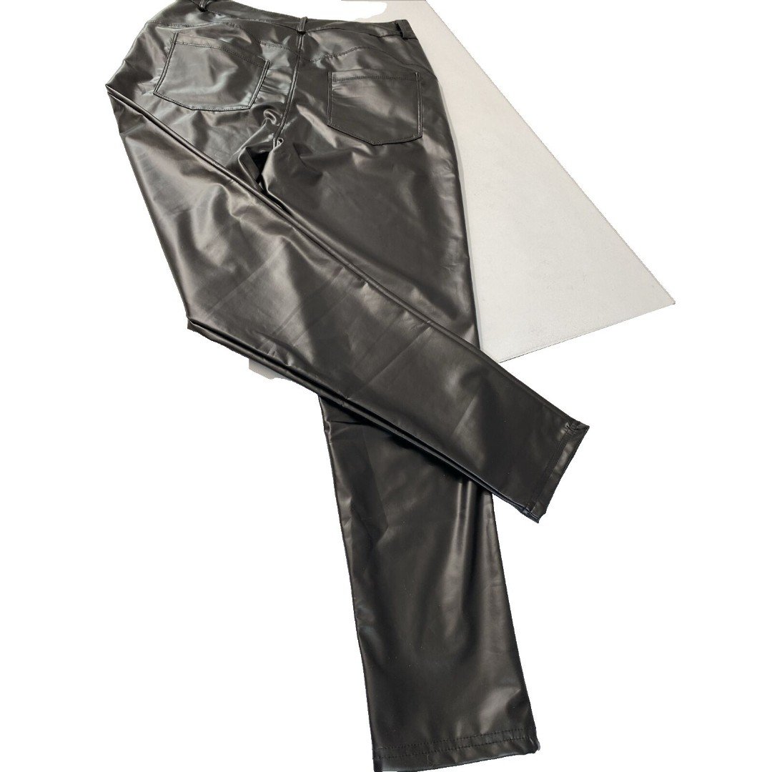 Factory Direct  Chic Me Faux Leather Pants Women’s Medium Black Stretch Extra Soft Skinny NWOT NAInblfaP Store Online