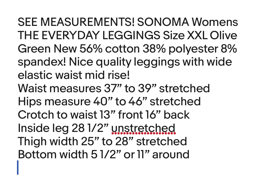 Perfect SONOMA Womens THE EVERYDAY LEGGINGS Size XXL Olive Green New NKVzTeb2q for sale