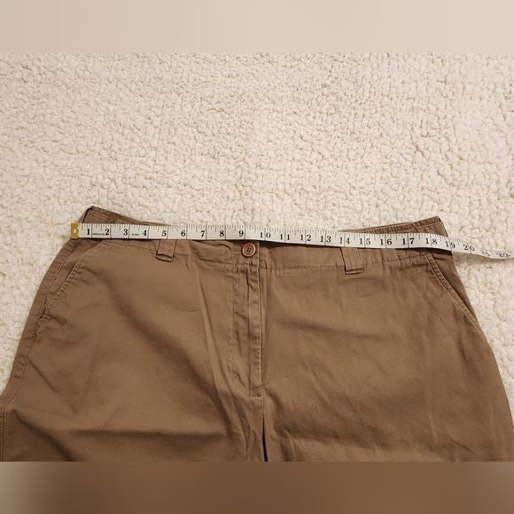Personality Talbots khaki Chino 9 inch high rise mom shorts plus size 18 jxYNGmOLB no tax
