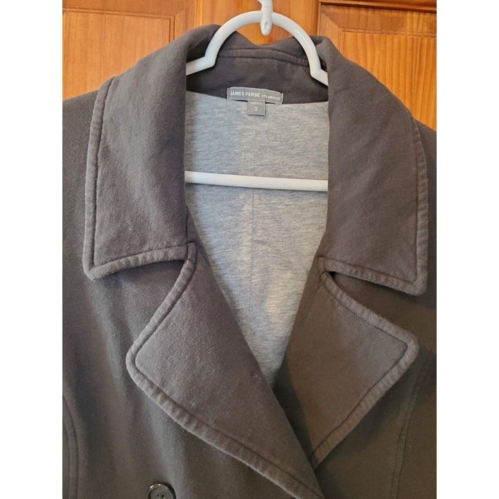 Exclusive James Perse Women´s Jacket Size 2 Gray Cotton Double Breasted Blazer jqZuVzVIU Store Online