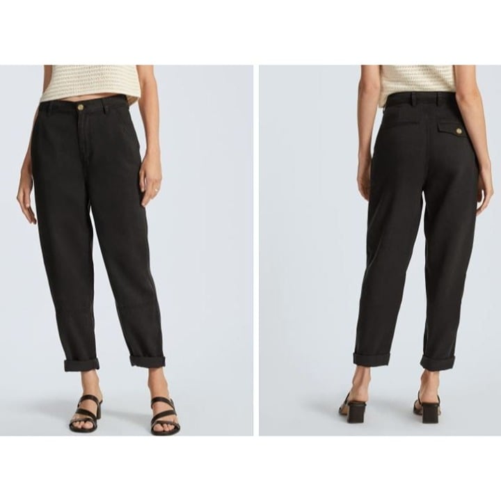 Great Everlane The TENCEL™ Relaxed Chino Black Size 6 N