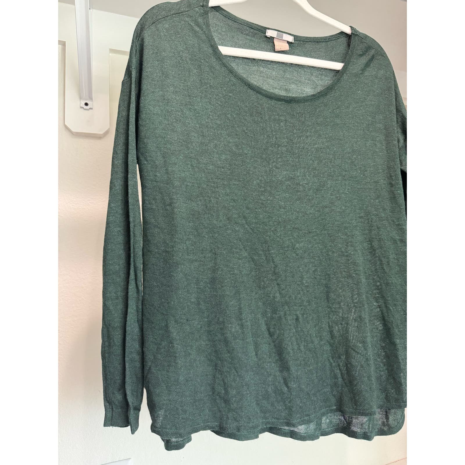 Wholesale price H&M Women´s Long-Sleeve Green Shirt Size XL LOgawGfPp Buying Cheap