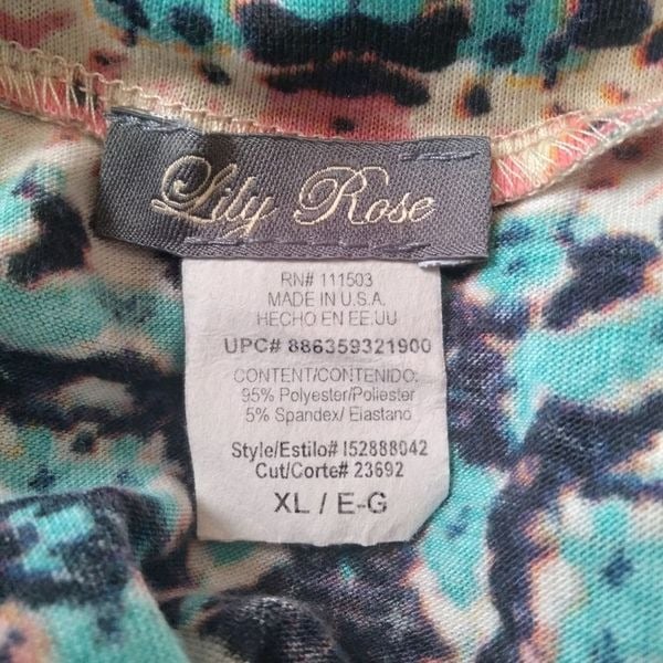 Popular Lily Rose Size XL Orange & Blue Geometric Pattern Boho Maxi Length Skirt EUC nMmQSK8QG New Style
