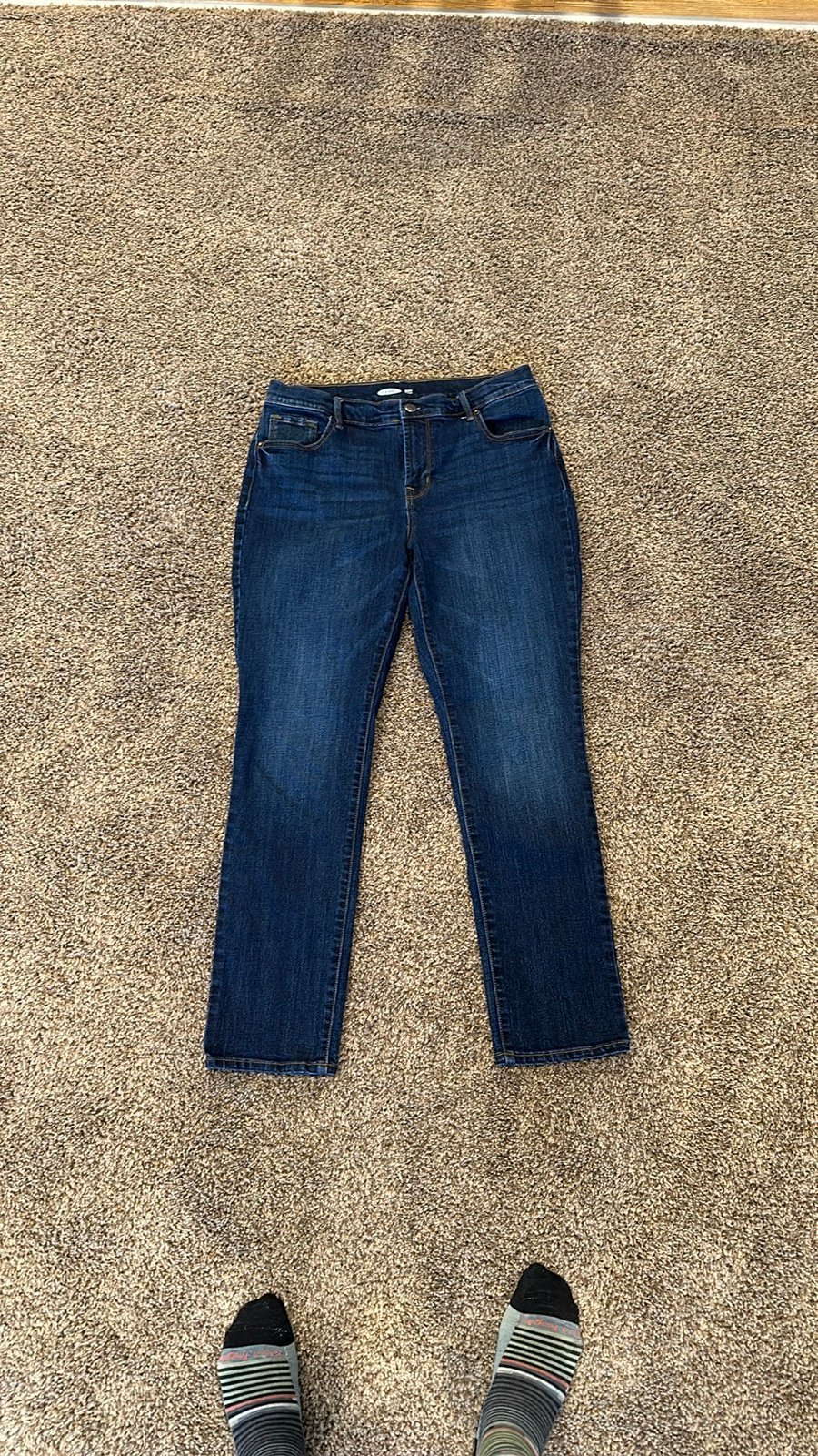 Popular Old Navy curvy straight jeans size 8 short o9lA