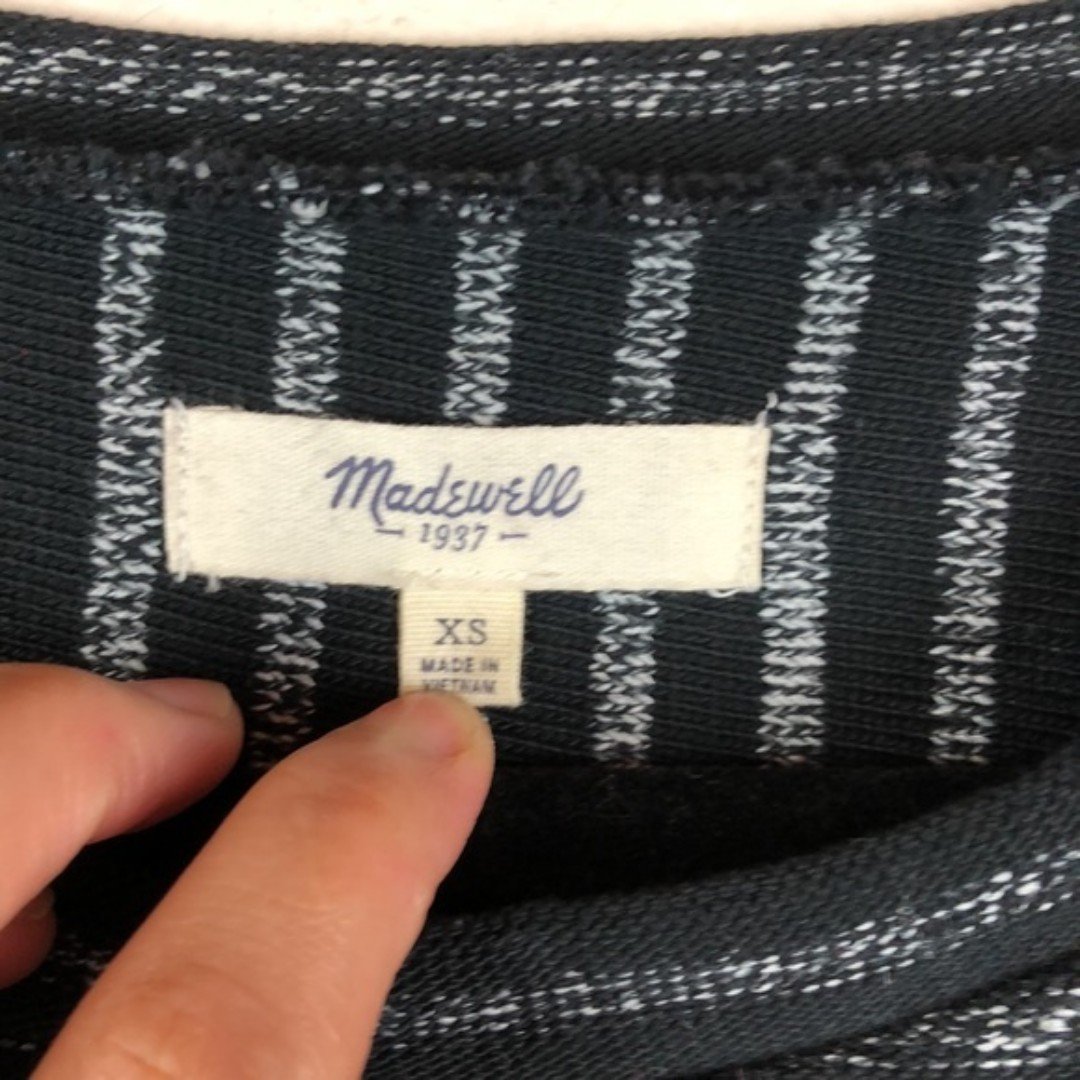 The Best Seller Madewell Marled Striped High Low Sweater Sz XS PpRjY2VLq Cheap