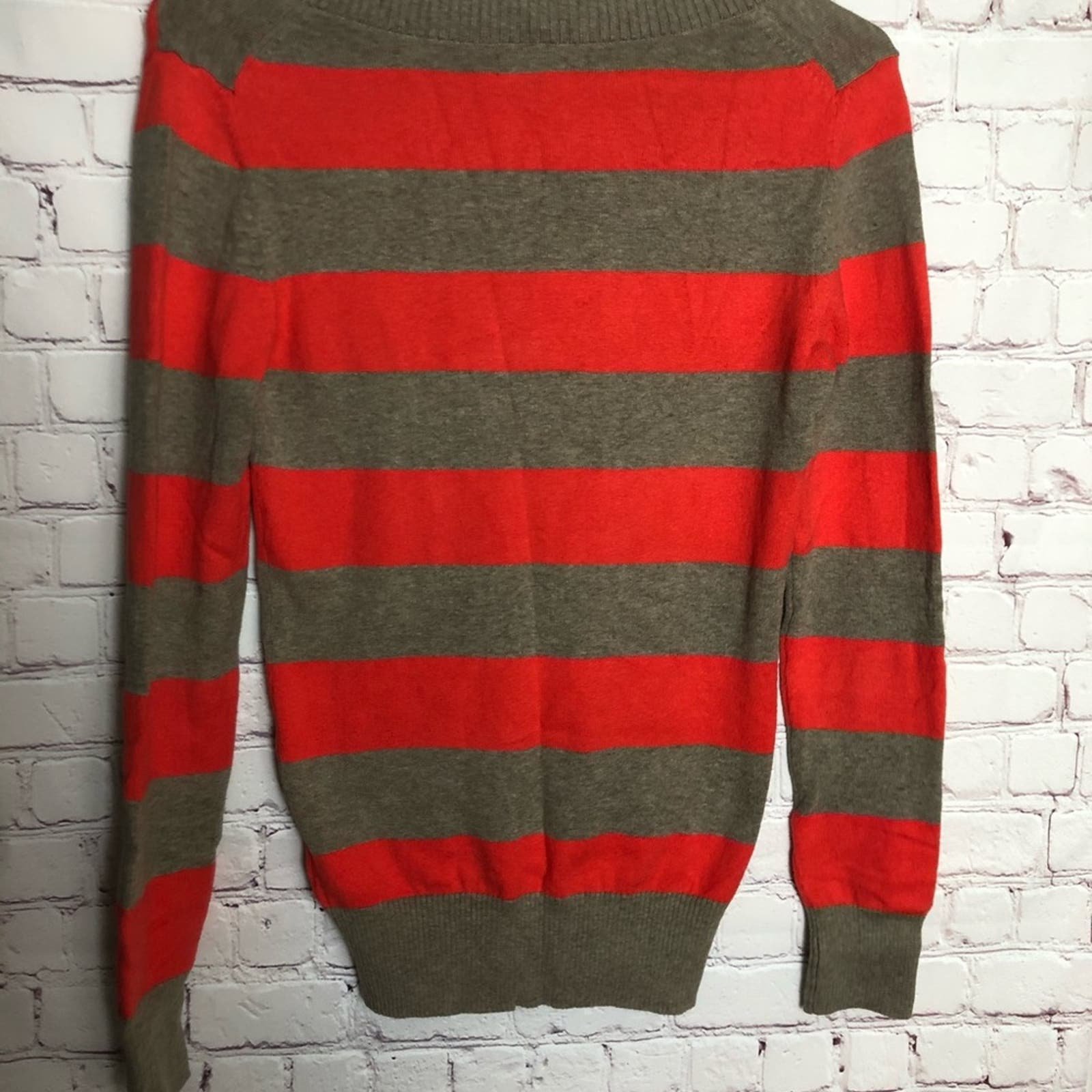 Authentic Gap Women’sLong Sleeve Striped V Front Sweater Sz XS pp92YyrV7 Cheap