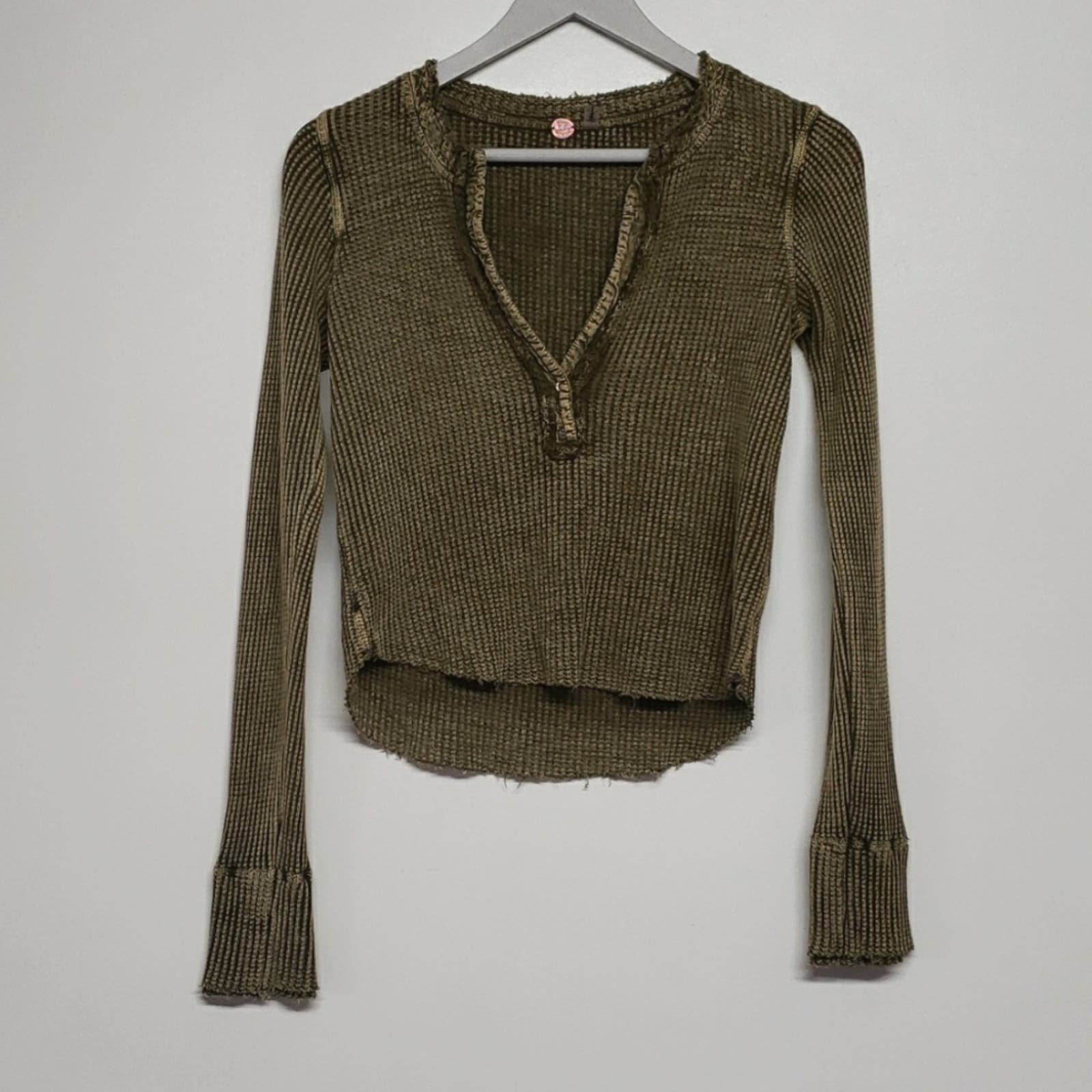 cheapest place to buy  Free People One Colt Thermal Top Women´s Size XS Army Green kFr4OsecY online store
