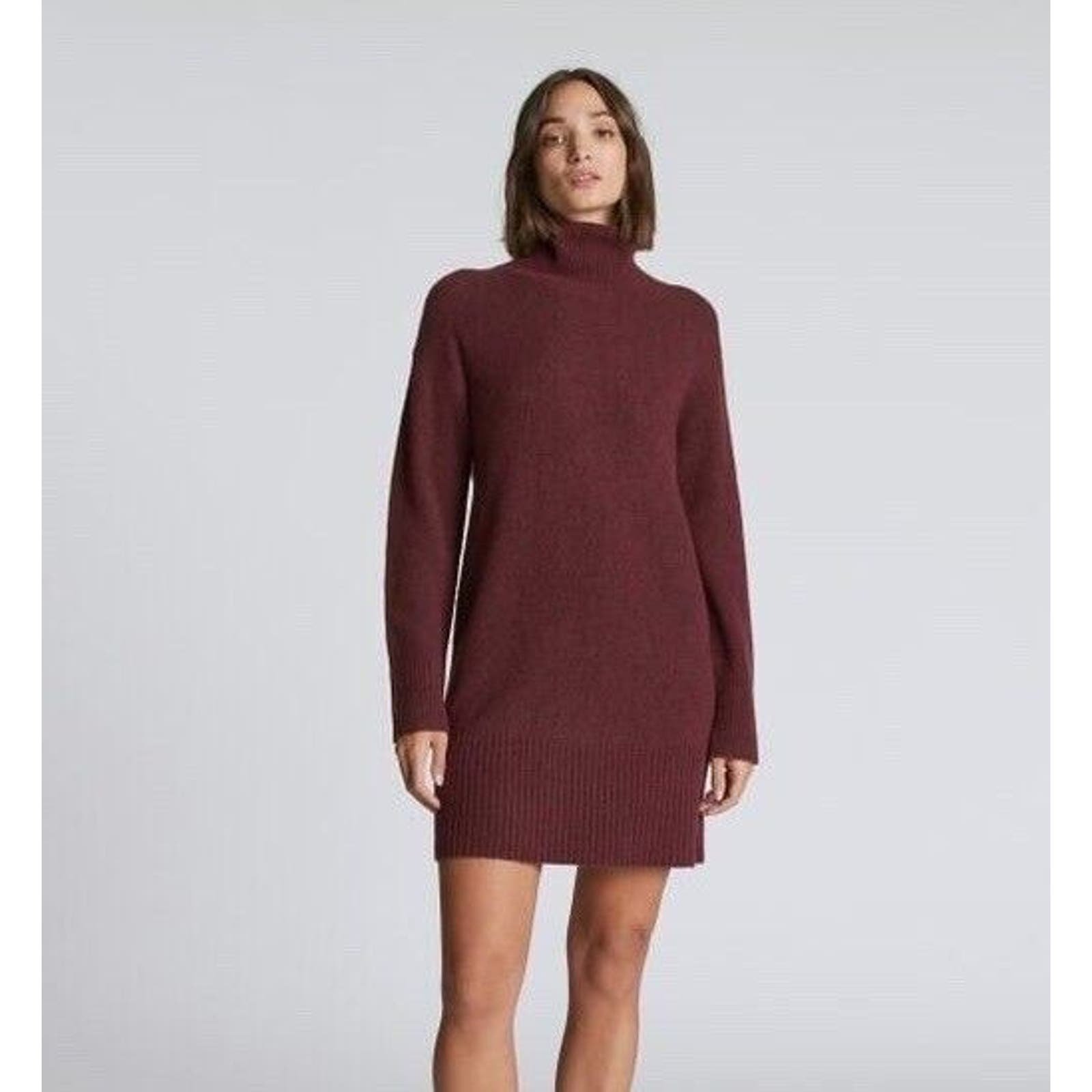 Buy Everlane The Cozy Stretch Turtleneck Sweater Wool Blend Dress Size Large NLXIvZKFa Hot Sale