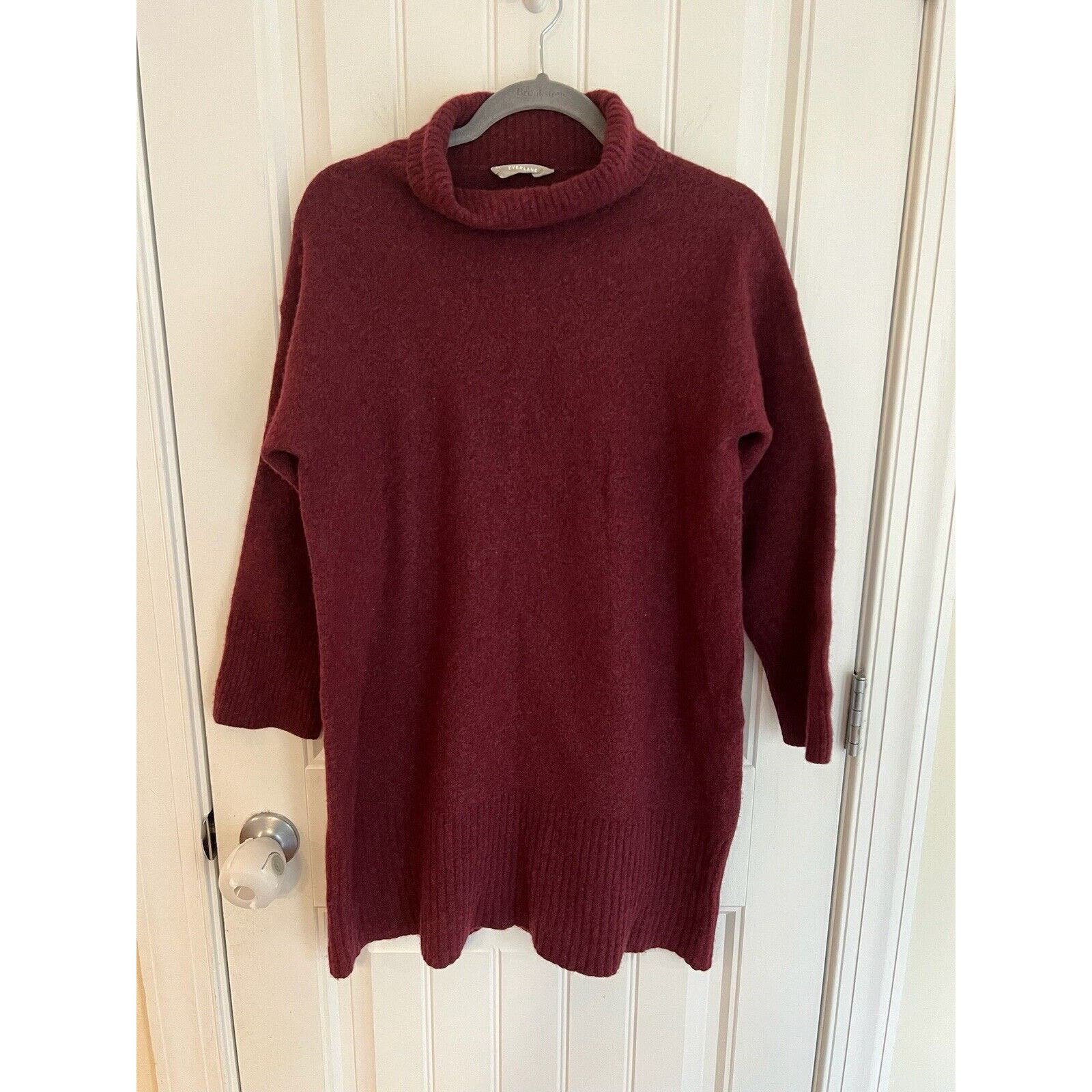 Buy Everlane The Cozy Stretch Turtleneck Sweater Wool Blend Dress Size Large NLXIvZKFa Hot Sale
