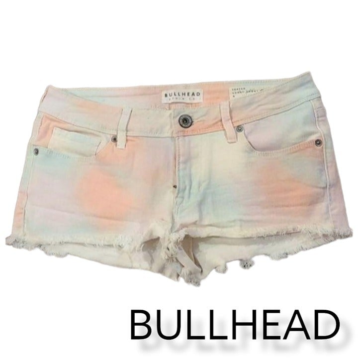 Promotions  Bullhead Size 5 Tie-Dye Frayed Short Shorts