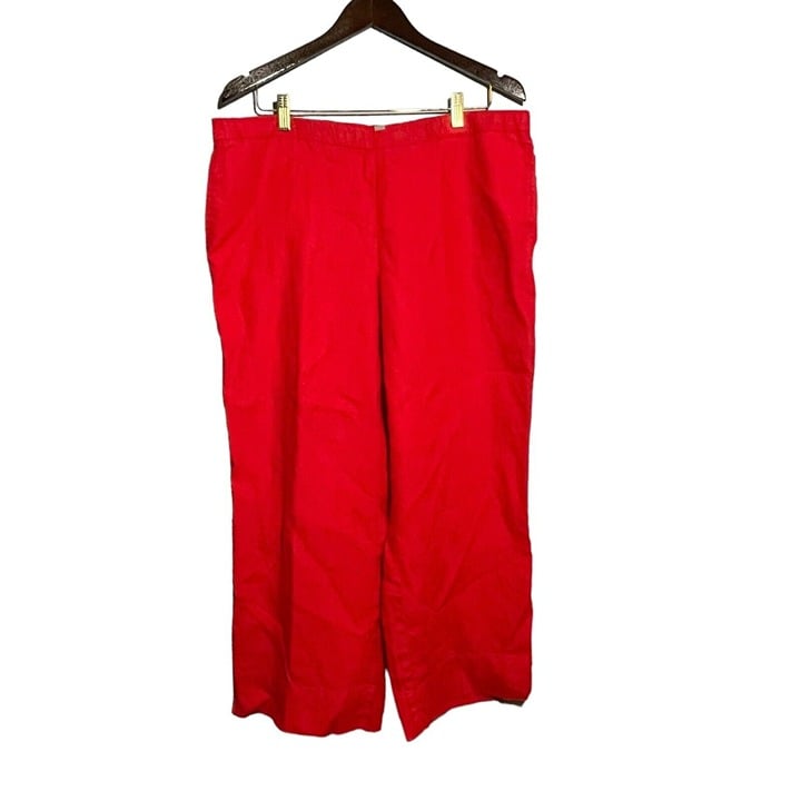 Popular Jjill Linen Pants Trousers Chino Women Sz M Elastic Red Lounge Relax Casual Work jlVNrhrMb Online Shop