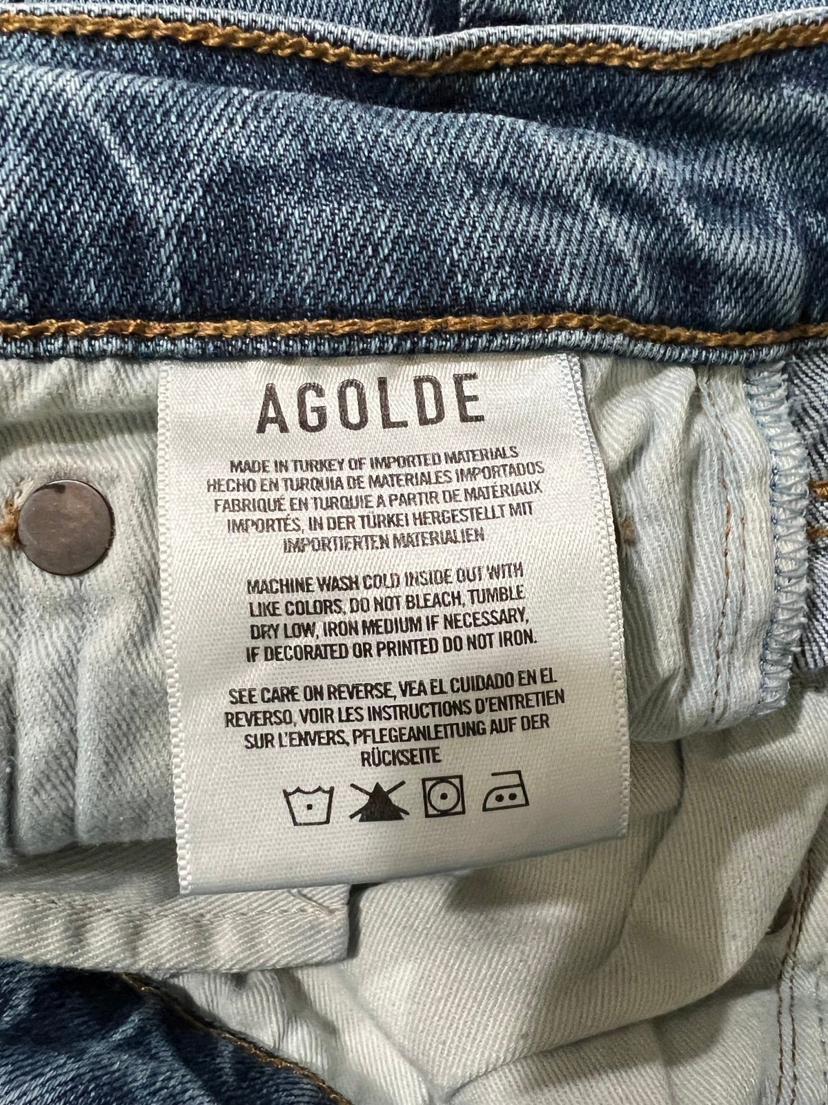 Beautiful AGOLDE Toni High-Rise Straight Slim Jeans, Size 25 juR4KTPxI on sale