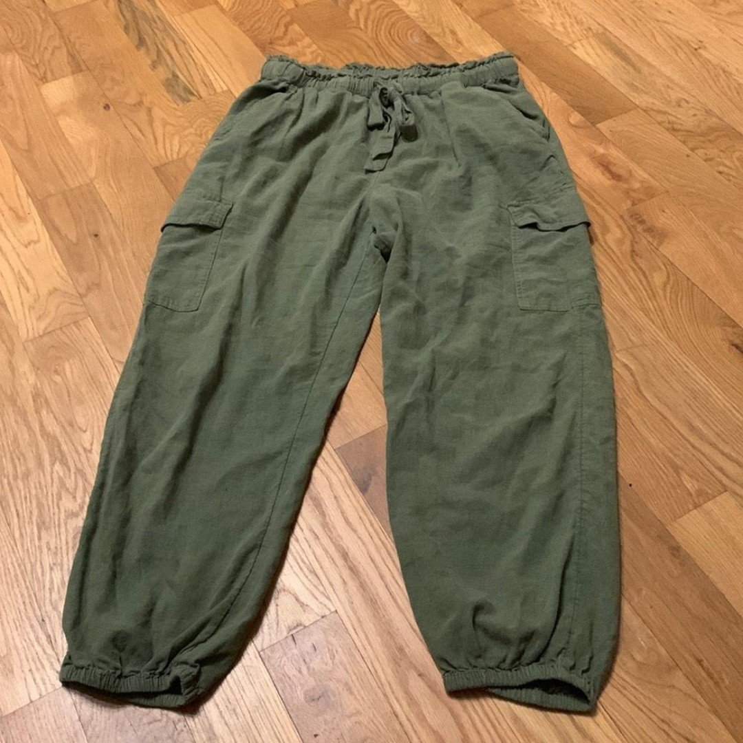 Authentic Aerie green cargo joggers size large P4hT1Gi3B just for you